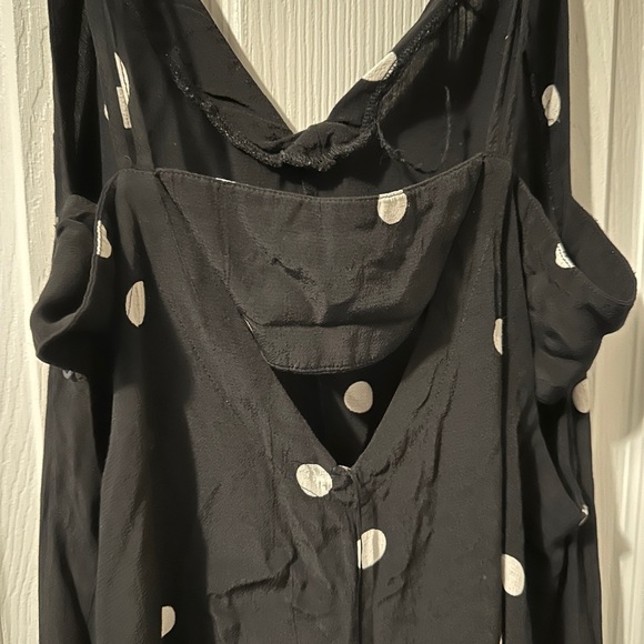 Free People Size Small Polka Dot Pant Romper - Picture 8 of 8